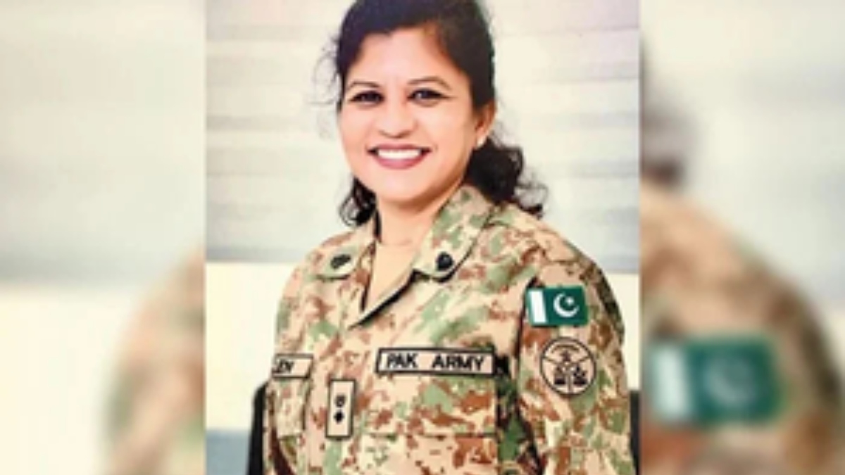 पाक‍िस्‍तान की अल्‍पसंख्‍यक महिला ने अपने ही देश में रचा इतिहास, सेना में बड़े ओहदे की सौंपी गई कमान